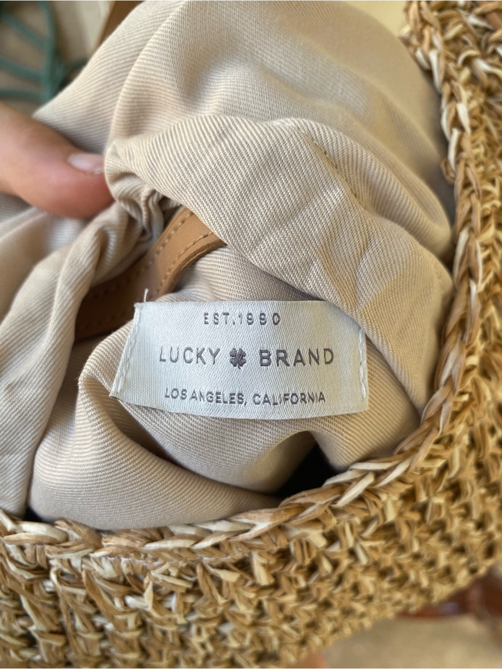 Lucky Brand Straw Purse - Picture 7 of 8